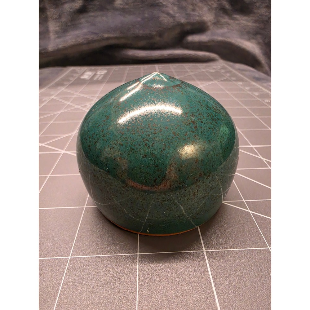 Limeton Pottery Studio Ceramic Salterra Orb/paperweight Speckled Glaze Orb